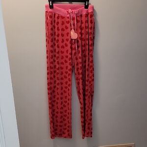 Sugar Thrillz Pink Heart Lounge Pants